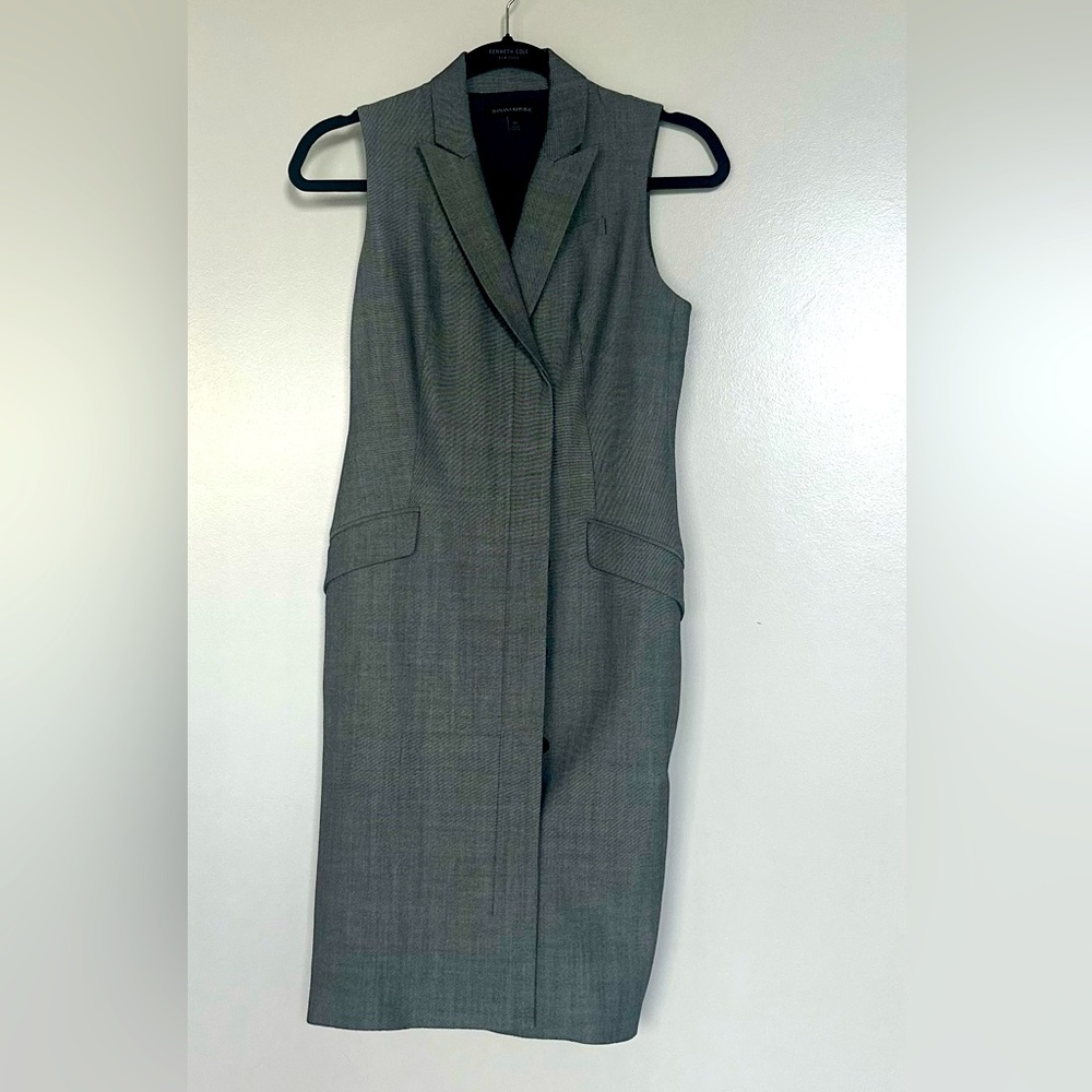 Banana Republic Sleeveless Blazer Dress